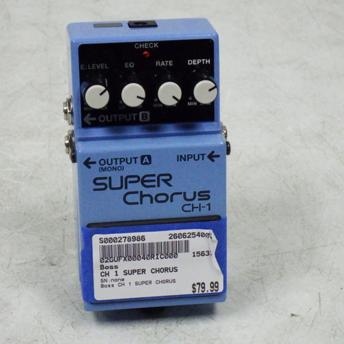 Vist Large View of Product Image Which is Used Boss CH 1 Super Chorus  Pedal