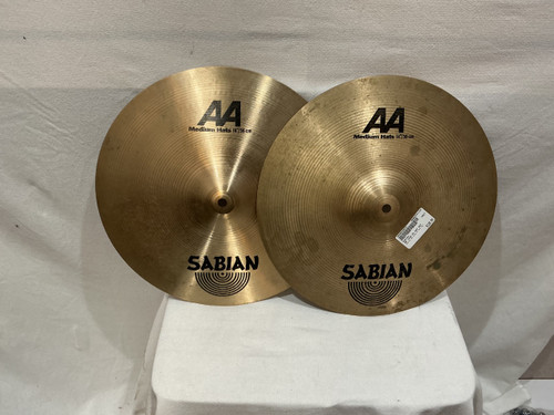 Vist Large View of Product Image Which is Used Sabian AA 14IN HI HAT SET Hi Hat Cymbals 14"