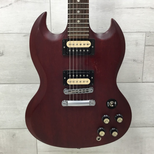 Vist Large View of Product Image Which is Used Gibson SG 120th Anniversary Double Cut Electric Guitar Red