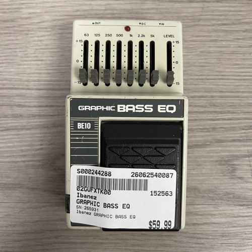 Vist Large View of Product Image Which is Used - Ibanez GRAPHIC BASS EQ Pedal