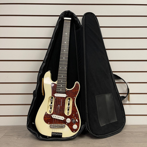 Vist Large View of Product Image Which is Used Traveler ESCAPE EG-2 AS-IS S Type Electric Guitar White 6-String