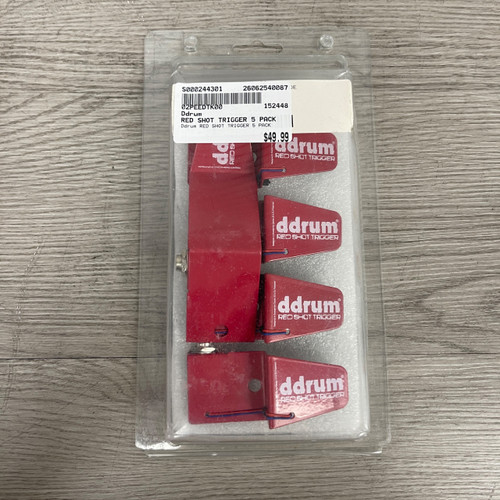 Vist Large View of Product Image Which is Used - Ddrum RED SHOT TRIGGER 5 PACK 