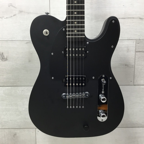 Vist Large View of Product Image Which is Used Michael Kelly Hybrid 55T T Type Electric Guitar Black Satin