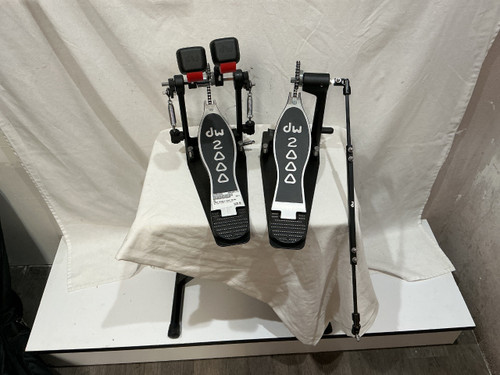 Vist Large View of Product Image Which is Used DW 2000 DOUBLE KICK PEDAL Kick Drum Pedal