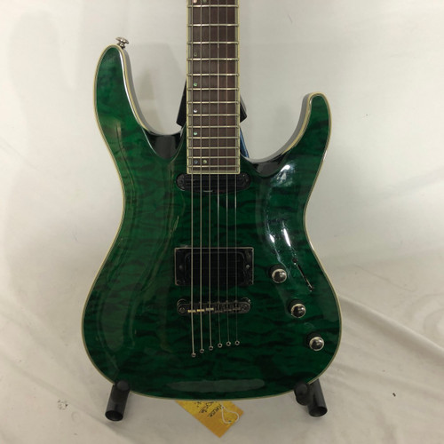 Vist Large View of Product Image Which is Used Mitchell MD400 Double Cut Electric Guitar Green 6-String