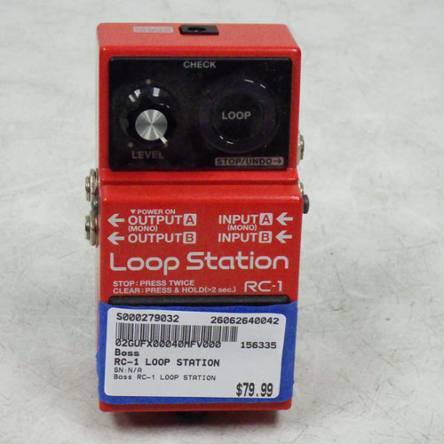 Vist Large View of Product Image Which is Used Boss RC-1 LOOP STATION 
