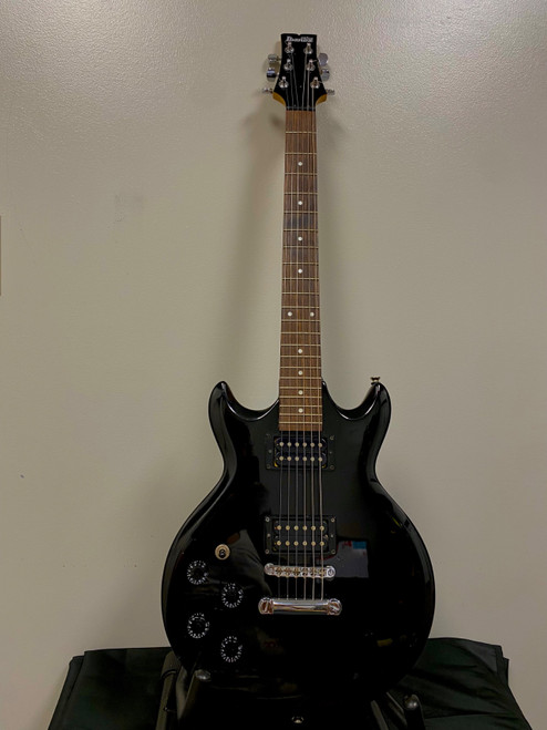Vist Large View of Product Image Which is Used Ibanez GAX70L DOUBLE CUT LEFTY GUITAR Double Cut Electric Guitar Black 6-String