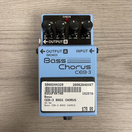 Vist Large View of Product Image Which is Used - Boss CEB-3 BASS CHORUS 