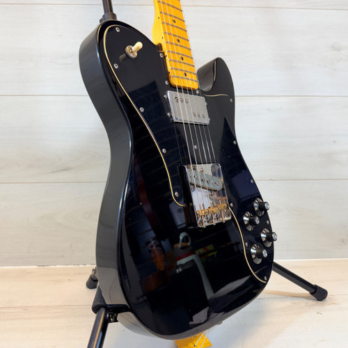Vist Large View of Product Image Which is Used Fender PARTS TELECASTER - SQUIER NECK Vintage T Type Electric Guitar Black 6-String