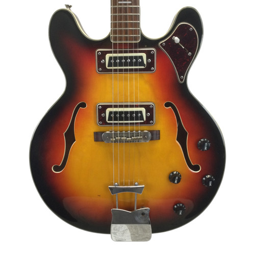 Vist Large View of Product Image Which is Used Conqueror Bruno Semi-hollow Electric Guitar Cherry Sunburst 6-String