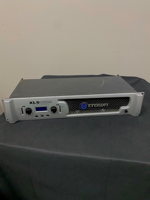 Vist Large View of Product Image Which is Used Crown XLS 1000 HIGH DENSITY POWER AMP Power Amplifier