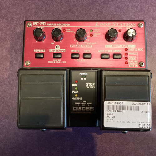 Vist Large View of Product Image Which is Used Boss RC-20 Looper Pedal