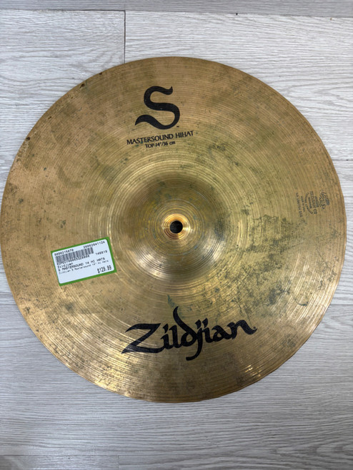 Vist Large View of Product Image Which is Used Zildjian S MASTERSOUND 14 HI HATS Hi Hat Cymbals 14"