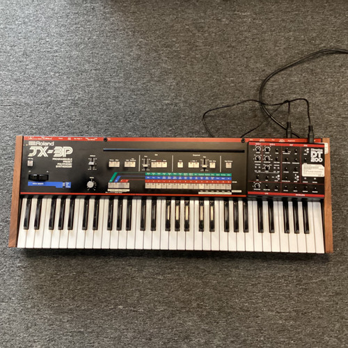 Vist Large View of Product Image Which is Used Roland JX-3P W-DT200 PROGRAMMER Vintage 61-Key Synthesizer 61-Key