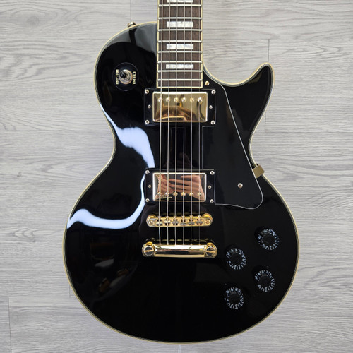 Vist Large View of Product Image Which is Used Epiphone LES PAUL CUSTOM 2008 EBONY LP Type Electric Guitar Black 6-String