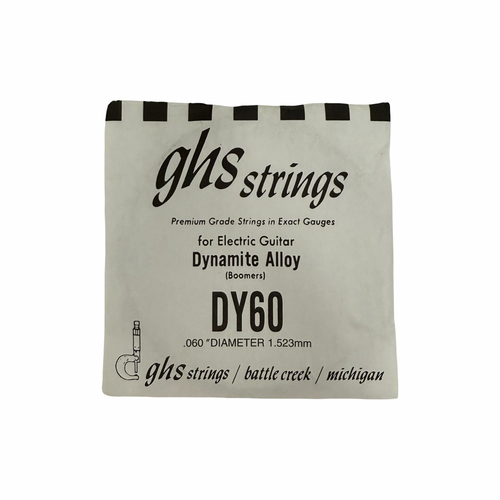 Vist Large View of Product Image Which is New GHS DY60 GUITAR SINGLE
