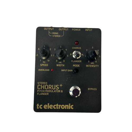Vist Large View of Product Image Which is Used TC Electronic STEREO CHORUS+ PITCH MODULATION Chorus Pedal