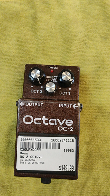 Vist Large View of Product Image Which is Used Boss OC-2 OCTAVE Octave Pedal