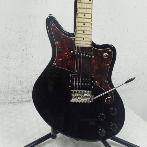 Vist Large View of Product Image Which is Used D'Angelico premier Bedford Semi-Hollow Electric Guitar Black 6-String