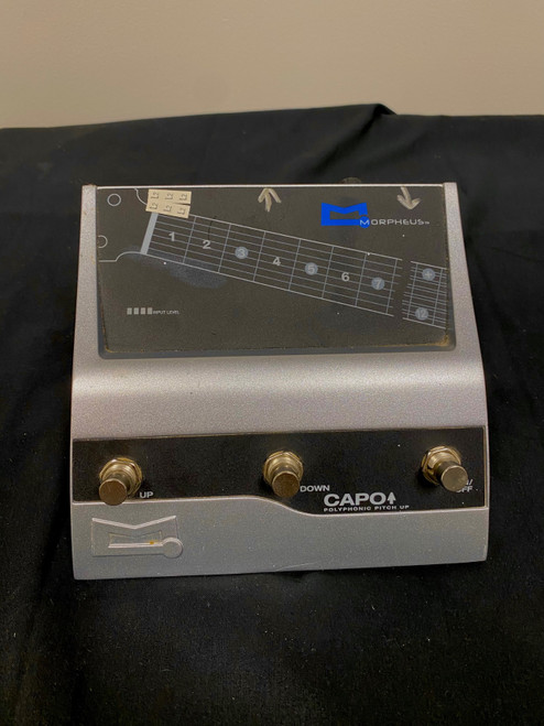 Vist Large View of Product Image Which is Used Morpheus CAPO POLYPHONIC PITCH UP Guitar Effects Pedal