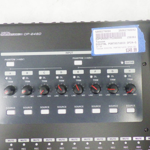 Vist Large View of Product Image Which is Used Tascam Digital Portastudio DP24-SD Compact Mixer