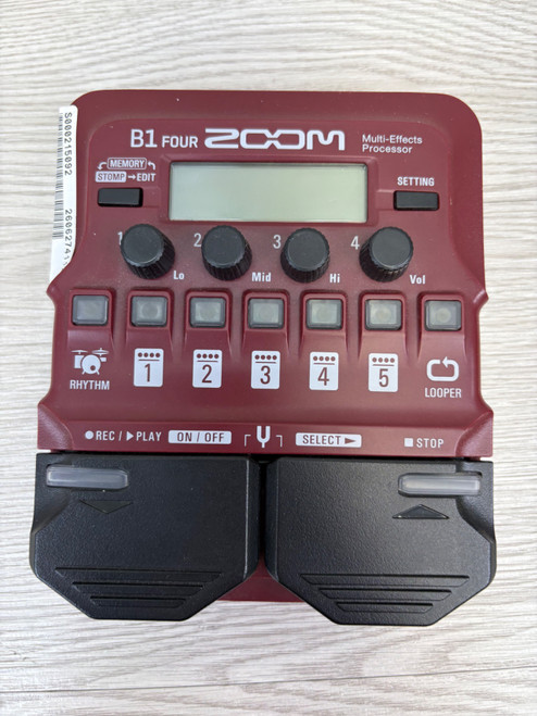 Vist Large View of Product Image Which is Used Zoom B1X FOUR BASS MULTI FX Multi-FX Pedal