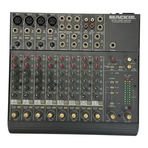 Vist Large View of Product Image Which is Used Mackie 1202-VLZ Compact Mixer