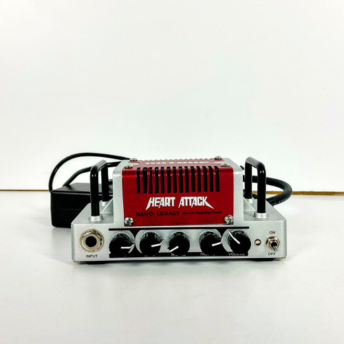 Vist Large View of Product Image Which is Used Hotone Heart Attack Nano Legacy Micro Guitar Amplifier Head