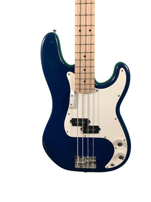 Vist Large View of Product Image Which is Used St. Blues SQUIRE PRECISION BASS P Type Bass Guitar Blue 4-String
