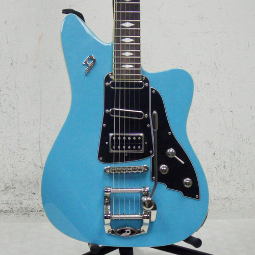 Vist Large View of Product Image Which is Used Duesenberg paloma Narvik Blue Offset Double Cutaway Electric Guitar Blue 6-String