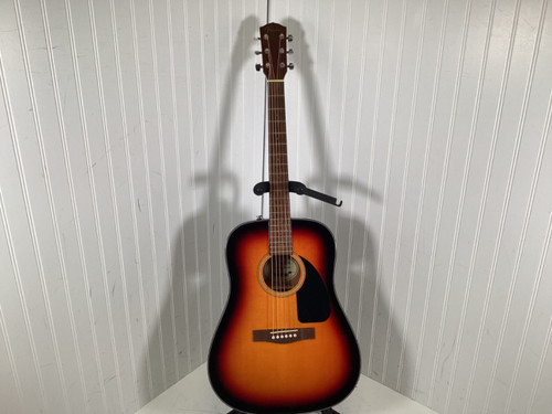 Vist Large View of Product Image Which is Used Fender CD-60 DREADNOUGHT Laminate Top Acoustic Guitar Cherry Sunburst