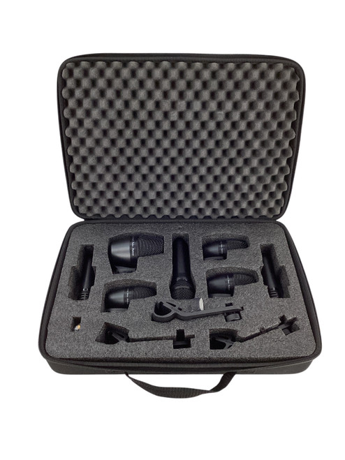 Vist Large View of Product Image Which is Used Shure PGA Cardiod Polar Pattern 7 DRUM MIC SET