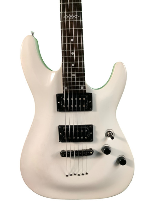 Vist Large View of Product Image Which is Used Schecter SGR S Type Electric Guitar White 6-String