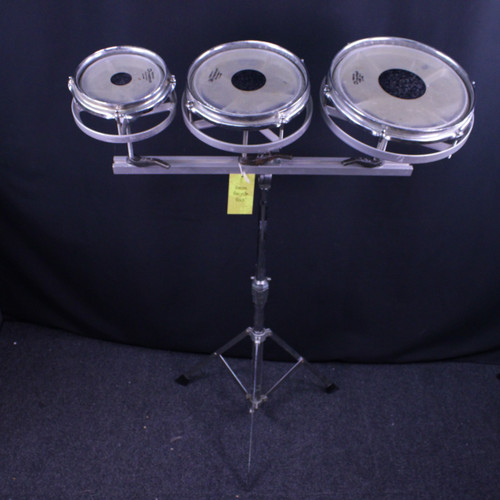 Vist Large View of Product Image Which is Used Remo ROTO TOMS 6/8/10 W/STAND Percussion Instrument