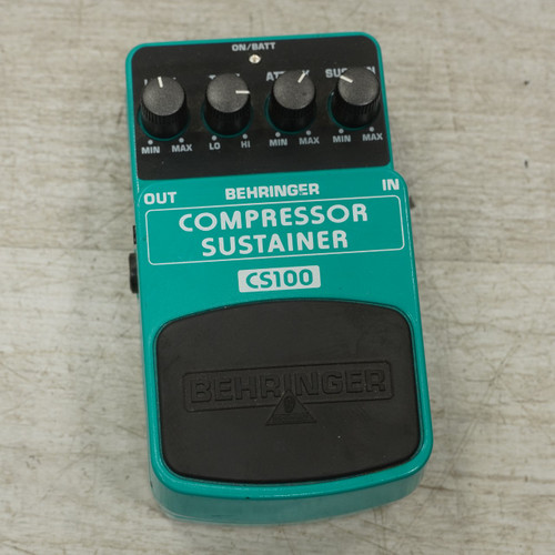 Vist Large View of Product Image Which is Used Behringer CS100 Compressor Sustainer Pedal