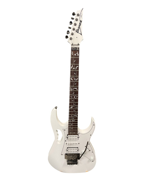 Vist Large View of Product Image Which is Used Ibanez JEM JR Super S Electric Guitar White 6-String