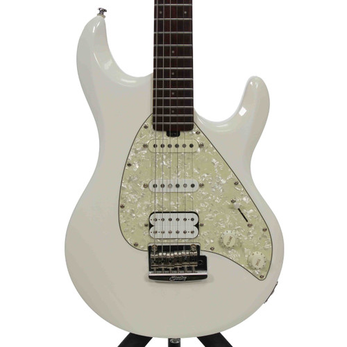 Vist Large View of Product Image Which is Used Sterling by Ernie Ball SILOS30 S Type Electric Guitar White 6-String