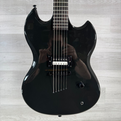 Vist Large View of Product Image Which is Used Guild Polara Night Edition Electric Guitar - Tungsten