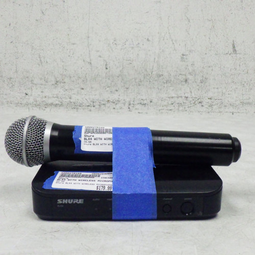 Vist Large View of Product Image Which is Used Shure BLX4 WITH WIRELESS MICROPHONE Wireless Microphone