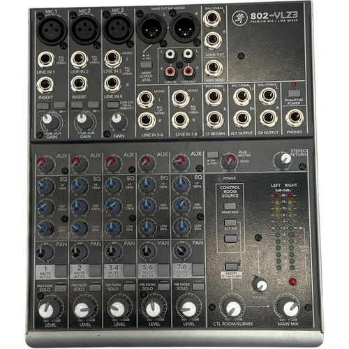 Vist Large View of Product Image Which is Used Mackie 802-vlz3 Compact Mixer