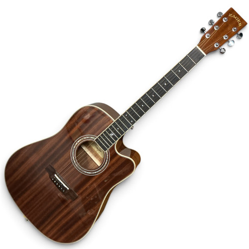 Vist Large View of Product Image Which is Used Zager 2AD-50CE/MHGY Solid Top Acoustic Guitar Wood