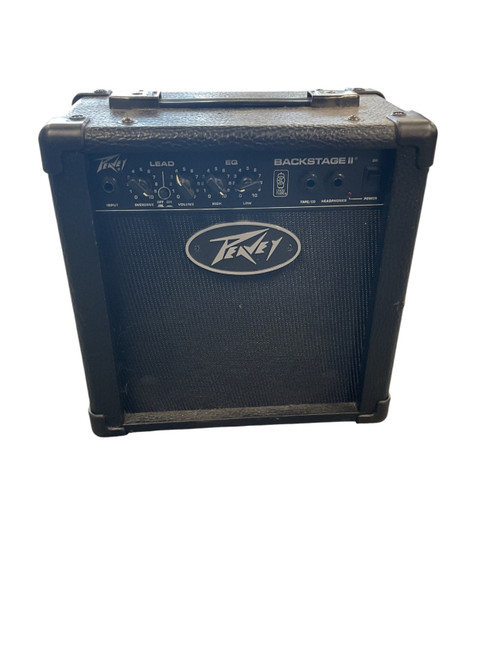 Vist Large View of Product Image Which is Used Peavey BACKSTAGE II 1 x 8 Solid State Amplifier 1 x 8