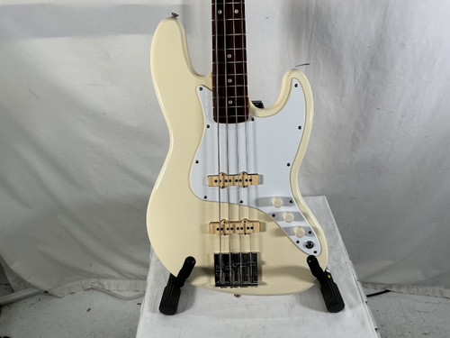 Vist Large View of Product Image Which is Used Fender SQUIER SERIES JAZZ BASS 1994-1997 Vintage J Type Bass Guitar White 4-String