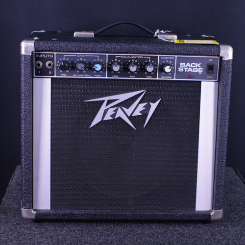 Vist Large View of Product Image Which is Used Peavey BACKSTAGE PRACTICE AMP 1 x 8 Solid State Amplifier 1 x 8