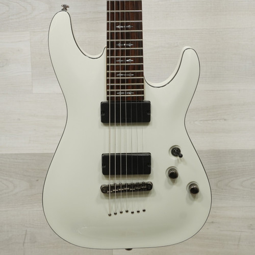 Vist Large View of Product Image Which is Used Schecter DEMON-7 Electric Guitar White