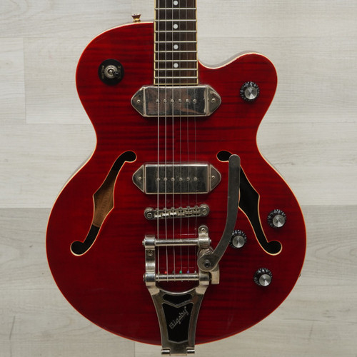 Vist Large View of Product Image Which is Used Epiphone Wildkat Semi-hollow Electric Guitar Red