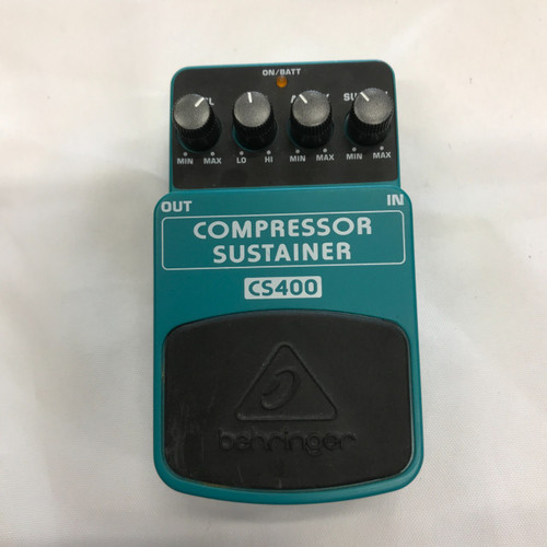 Vist Large View of Product Image Which is Used Behringer CS400 COMPRESSOR SUSTAINER Compressor Pedal