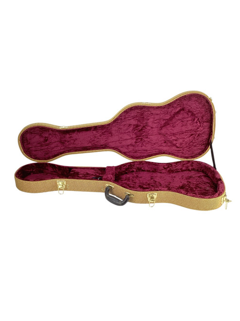 Vist Large View of Product Image Which is Used Hardshell TWEED Electric Guitar Case
