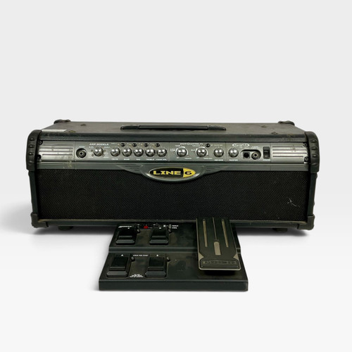 Vist Large View of Product Image Which is Used Line 6 Spider II Solid State Guitar Amp Head with Footswitch