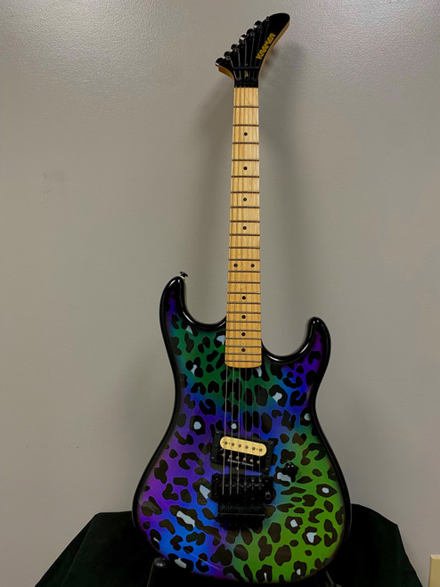 Vist Large View of Product Image Which is Used Kramer 2021 FERAL CAT BARETTA S Type Electric Guitar Custom Graphics 6-String